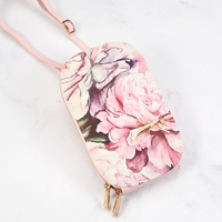 Peonies Crossbody Bag - 310034