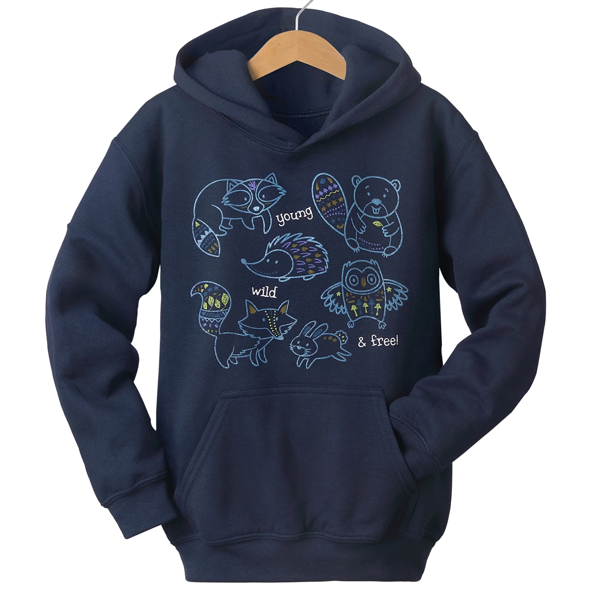 Wild and Free Youth Hoodie