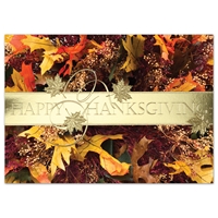 Stunning Harvest Wreath Thanksgiving Cards - 10887